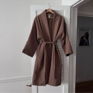 Vintage Mara Hoffman Wrap Camel Coat